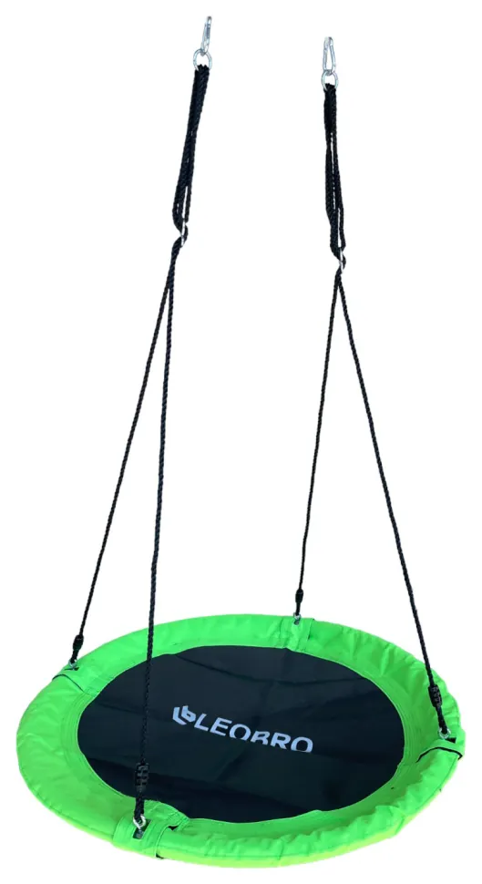 Садова гойдалка гніздо LEOBRO 110см (Зелена) (LEO_SW110-GREEN)