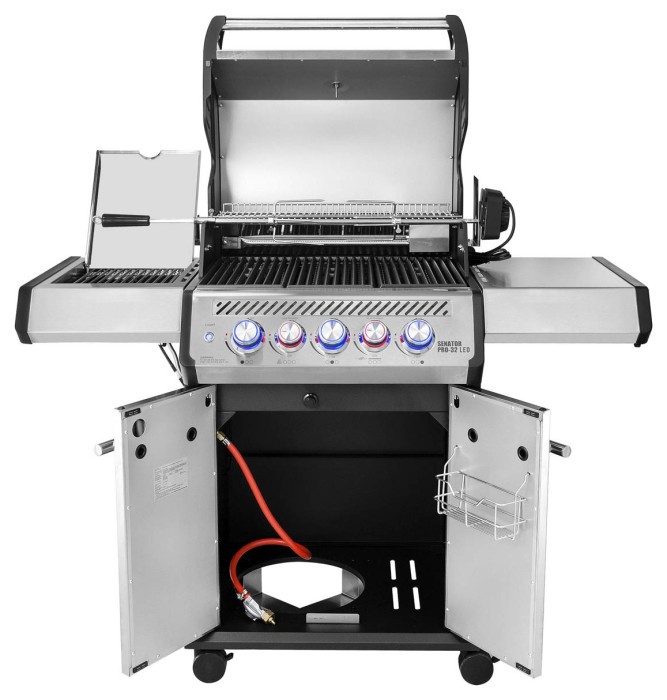 Газовый гриль Senator Pro-32 LED с системой BBQ Block Fire GRILLI 701377