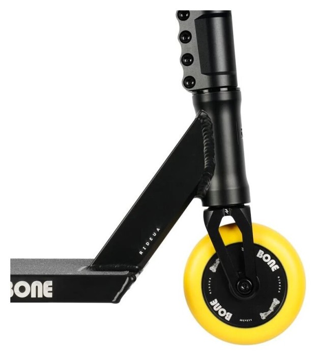 Трюковий самокат UrbanArtt Bone 5.5 x 21” - Black/Yellow, укр, укр