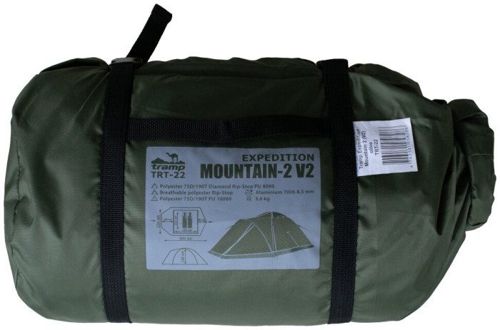 Намет Tramp Mountain 2 (v2) green UTRT-022, укр, укр