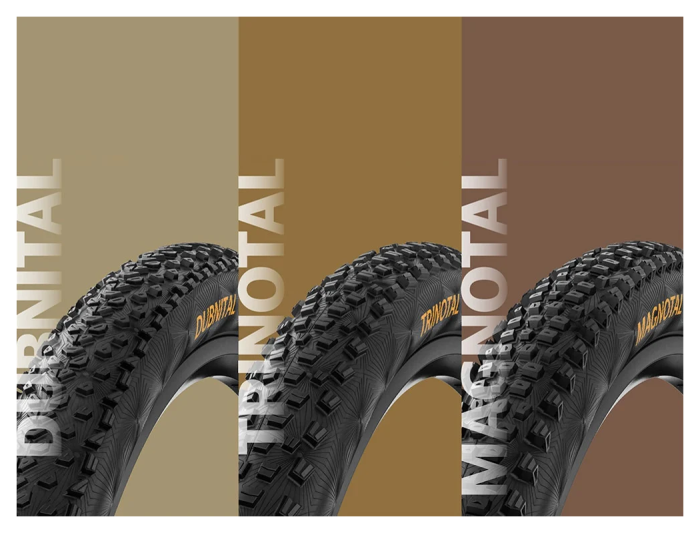 Покришка безкамерна Continental Dubnital Trail Grip 29" | 29 X 2.40 чорна/коричнева складна skin