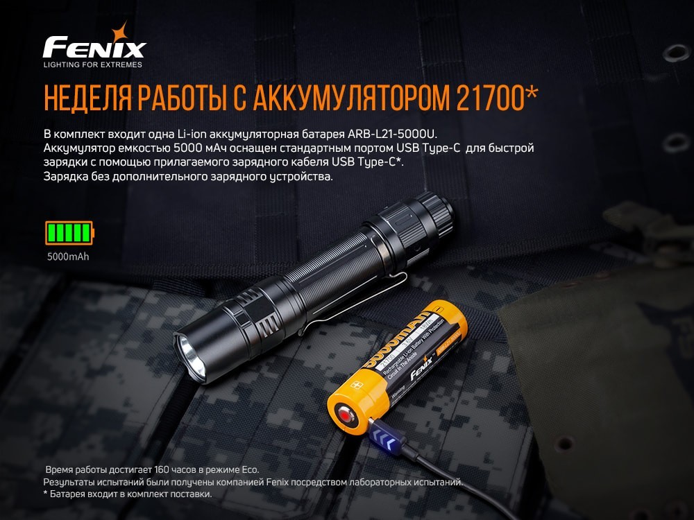 Ліхтар ручний Fenix PD36TAC, укр, укр