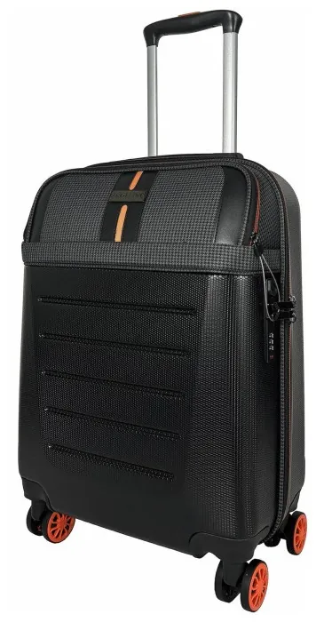 Валіза Semi Line 20" (S) Black/Orange Line (T5734-1)