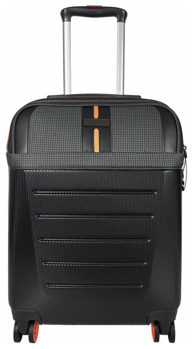Валіза Semi Line 20" (S) Black/Orange Line (T5734-1)