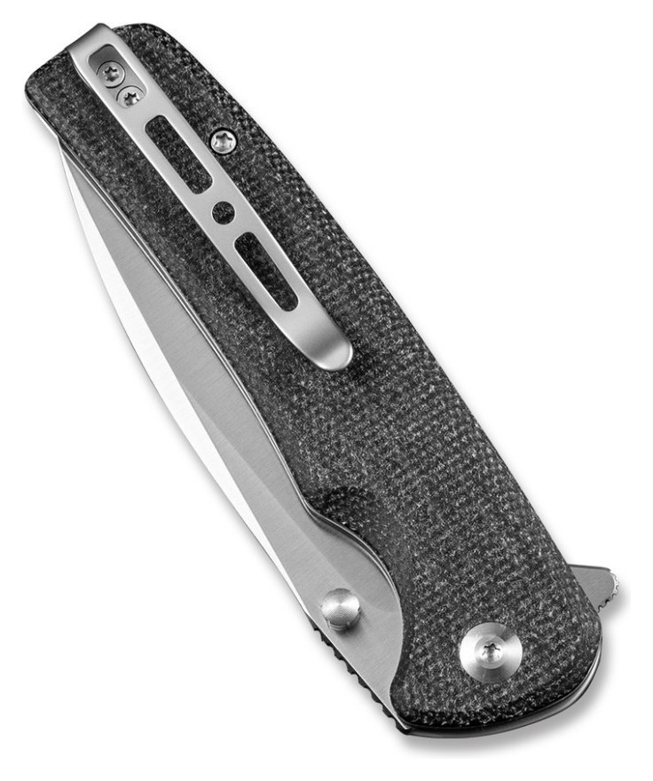 Ніж складаний туристичний Sencut Sachse, (8.8 см) 9Cr18MoV / Micarta чорний