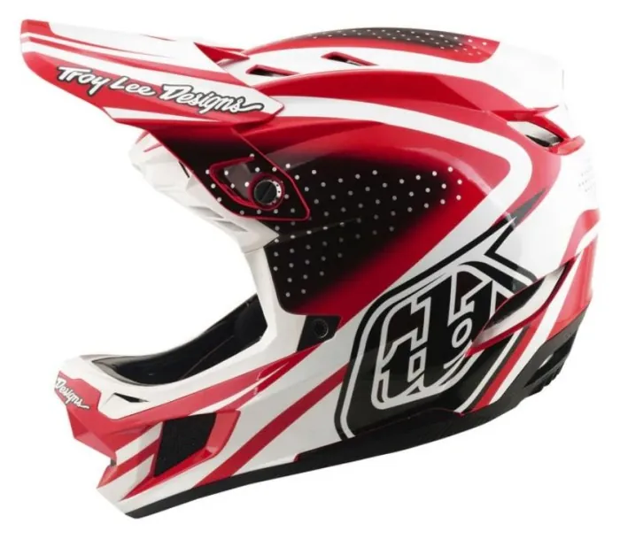 Велосипедный шлем TLD D4 POLYACRYLITE HELMET; THE LINE [FIRE/WHITE] M