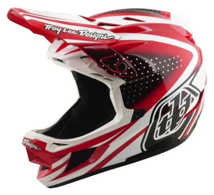 Велосипедный шлем TLD D4 POLYACRYLITE HELMET; THE LINE [FIRE/WHITE] M
