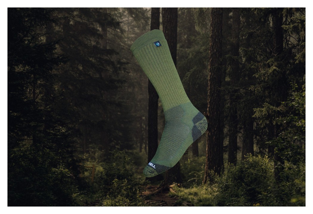 Шкарпетки Dexshell Terrain Walking 2.0 Socks, хакі, розмір S (36-38)