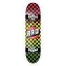 RAD Скейтборд Checkers Complete Skateboard 8&quot; - Rasta Fade