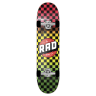 RAD Скейтборд Checkers Complete Skateboard 8" - Rasta Fade