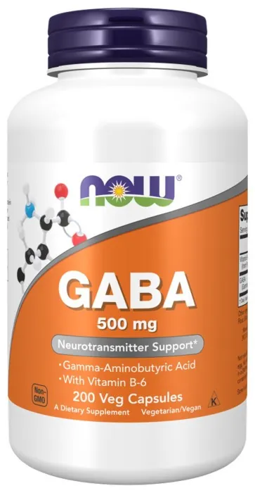 GABA 500mg - 200 veg caps