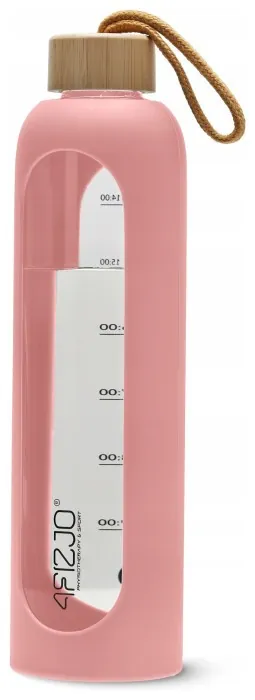 Бутылка для воды спортивная 4FIZJO 1000 мл стеклянная Pink (P-5905973403887)