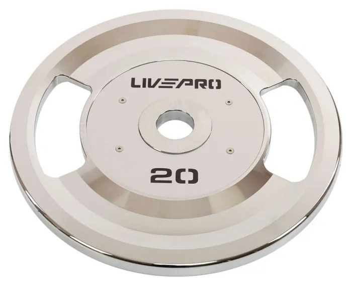 Блинчики диски стальные 2 Handle металлическая втулка LiveUp LP8338-20 ø51мм 20кг серый