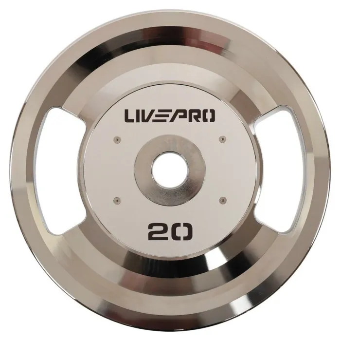 Блинчики диски стальные 2 Handle металлическая втулка LiveUp LP8338-20 ø51мм 20кг серый