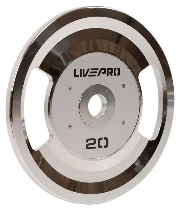 Блинчики диски стальные 2 Handle металлическая втулка LiveUp LP8338-20 ø51мм 20кг серый