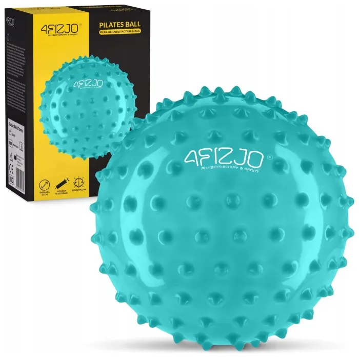 М'яч для пілатесу, йоги, реабілітації 4FIZJO 20 см (масажний) Mint (P-5905973406093)