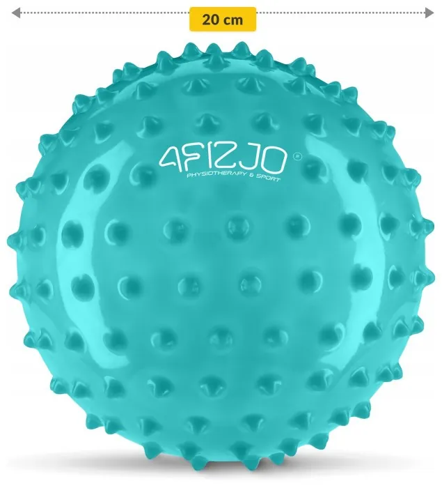 М'яч для пілатесу, йоги, реабілітації 4FIZJO 20 см (масажний) Mint (P-5905973406093)