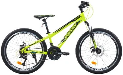 Велосипед CROSSRIDE 24 MTB ST "SKYLINE" 2.0, Желтый