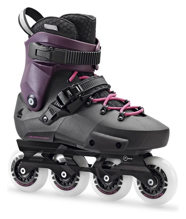 Роликові коньки для дорослих Rollerblade TWISTER EDGE W 36.5 (6US) 230мм Black/purple (7847600 N41), укр, укр