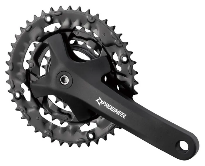 Комплект шатунів PROWHEEL MPE-401, (9S/8S), 175mm, 44/32/22T black