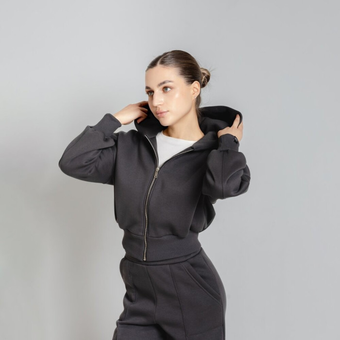 Костюм Pobedov повседневный женский темно-серый, Костюм Pobedov Elegant женский темно-серый