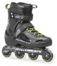 Роликові коньки для дорослих Rollerblade Fusion X3 38 (6US) 240мм Black/green (07023000 T83), укр