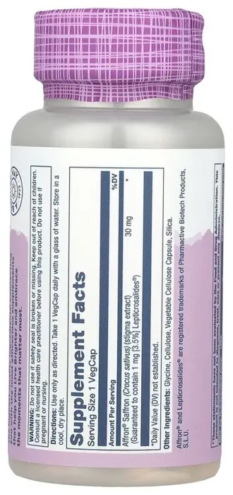 Vital Extracts Saffron - 30 vcaps