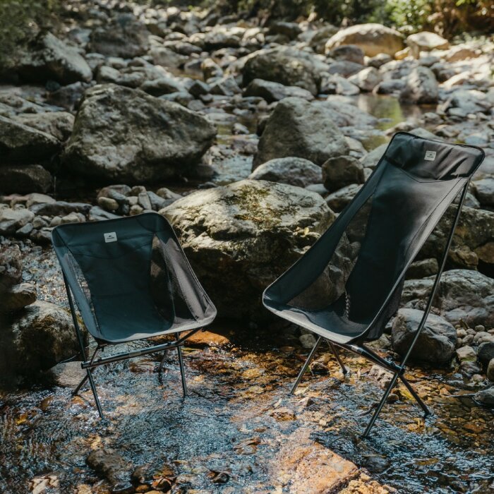 Стул складной ультралегкий Naturehike Stellaluna L04 CNK2450JJ015, размер L, алюминий, серый