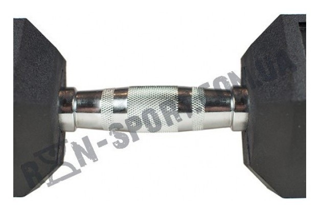 Гантели шестигранные Rubber Hexagon Dumbbell. Цена за 1 кг