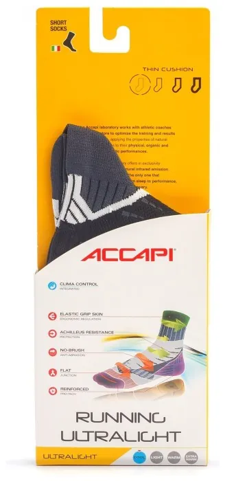 Термошкарпетки Accapi Running UltraLight, Black, 34-36