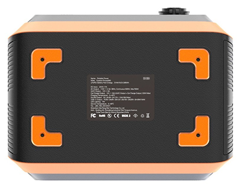 Портативна зарядна станція Sobi 600W (186000mAh; 595Wh), укр, укр