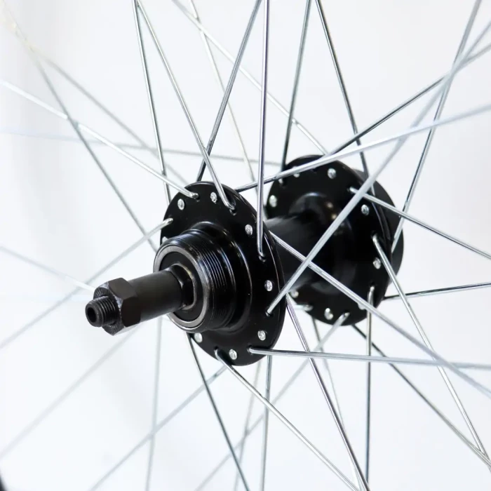 Колесо задн. VLT 29" AL 36H WANGZHEN 208RBQ DD FR з ексцентр. під тріскачку Дискові чорний пром. підшипник