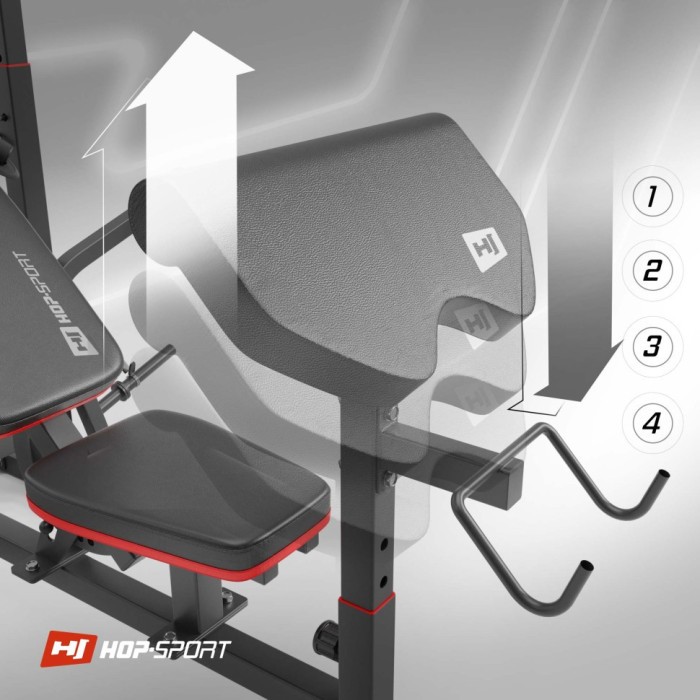 Лава тренувальна з партою Скотта HS-1075 Pro, укр, укр