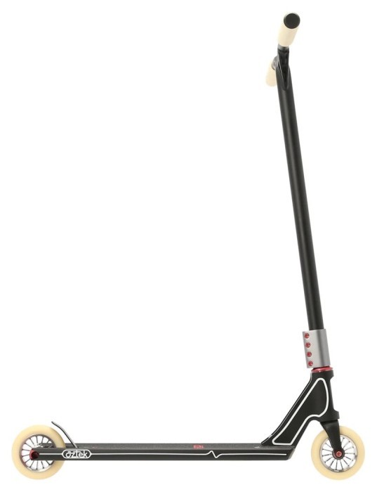 Трюковий самокат Aztek Fountain 24 - Satin Black, укр, укр