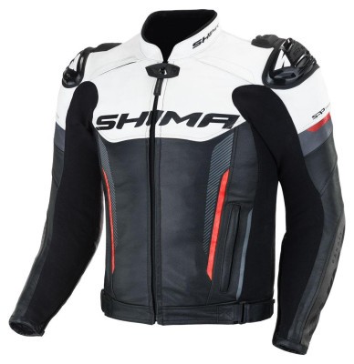 Мотокуртка Shima Bandit White Red