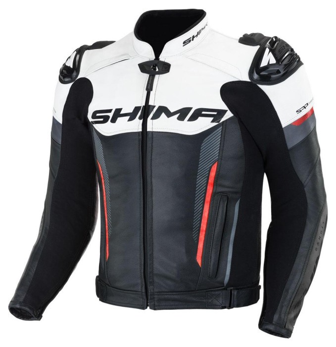 Мотокуртка Shima Bandit White Red