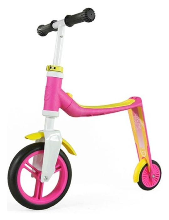 Самокат Scoot and Ride серии Highwaybaby розовый/желтый, до 3 лет/20кг