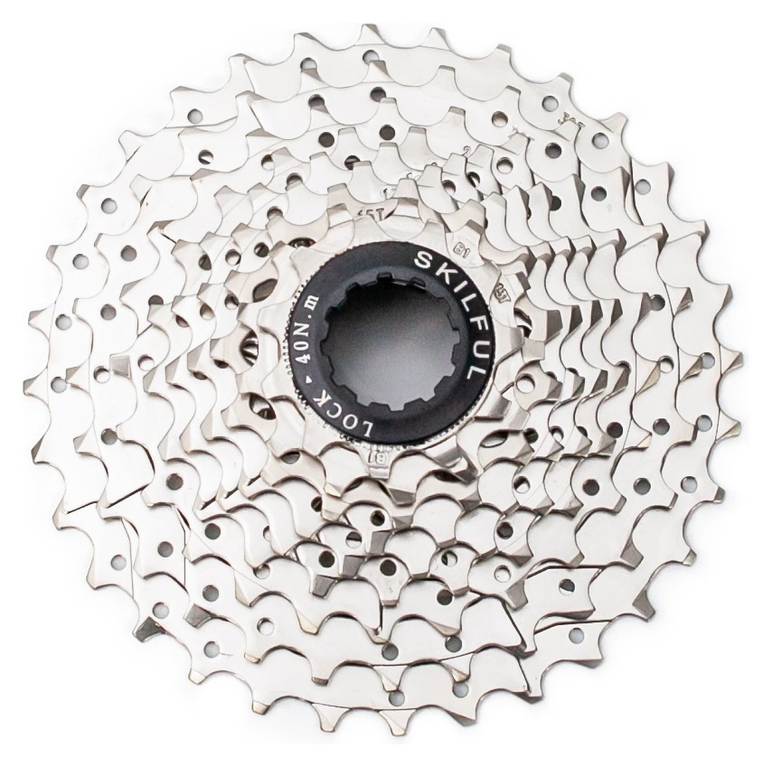 Касета 9-к SkilFul CS-M300 11-32T нікельована (срібло) (сріб.)