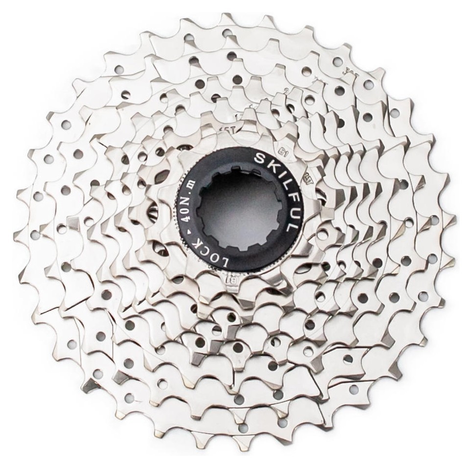 Касета 9-к SkilFul CS-M300 11-32T нікельована (срібло) (сріб.)