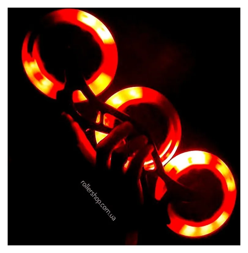 Сяючі колеса Flying Eagle Lazerwheelz 125 мм/88A червоні (ROL_4216)
