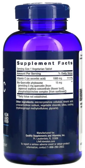 Vitamin C and Bio-Quercetin Phytosome - 250 tabs