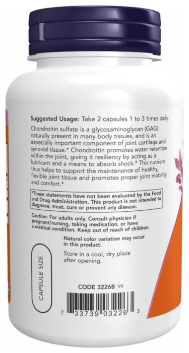Chondroitin Sulfate 600mg - 120 caps