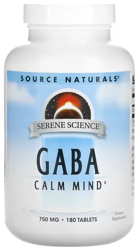 Serene Science® GABA 750 mg - 180 tabs (DSN_2023-10-5114)