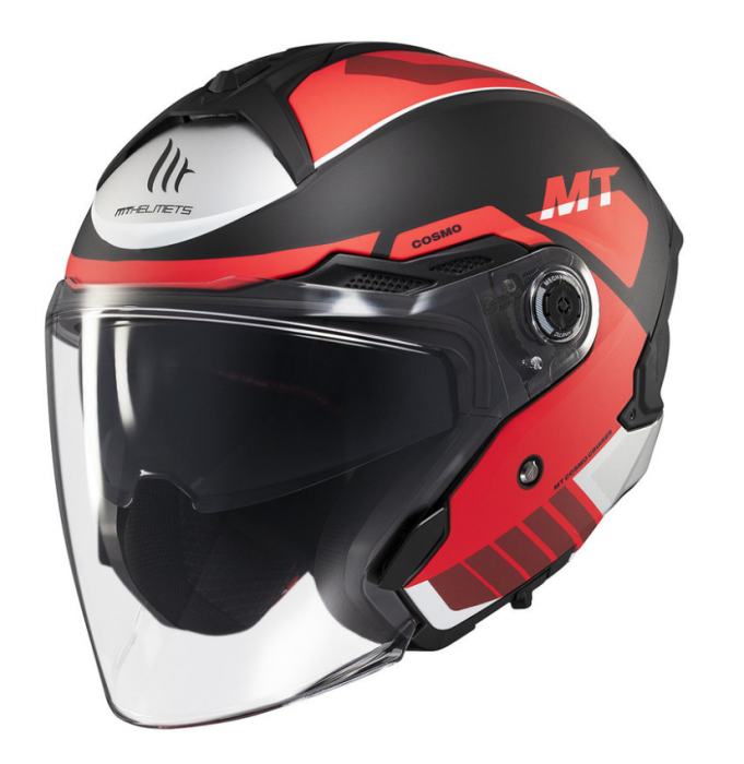 Мотошолом MT Cosmo SV Cruiser B5 Matt Red