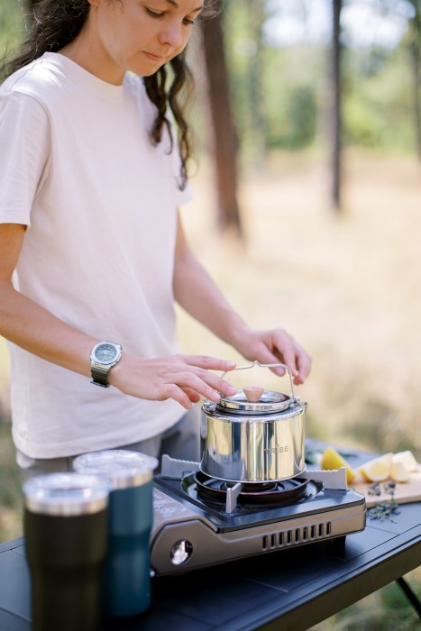 Чайник Tribe Kettle 1,2 л сталевий T-FI-0010-metal, укр, укр