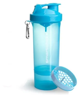 Шейкер спортивний SmartShake Slim 500ml Neon Blue