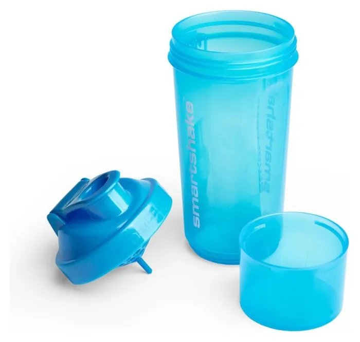 Шейкер спортивний SmartShake Slim 500ml Neon Blue