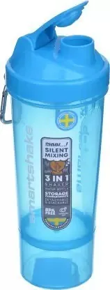 Шейкер спортивний SmartShake Slim 500ml Neon Blue