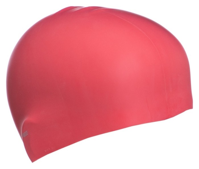 Шапочка для плавания двусторонняя MadWave Reverse CHAMPION M055001 (силикон), розово-серая