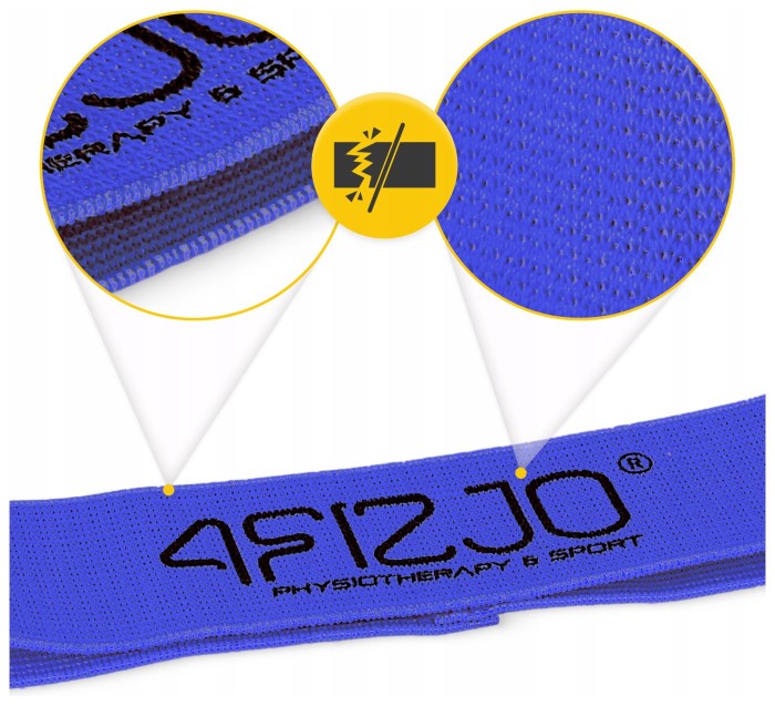 Резинка для фітнесу та спорту із тканини 4FIZJO Flex Band 11-15 кг Blue (P-5907739310934)